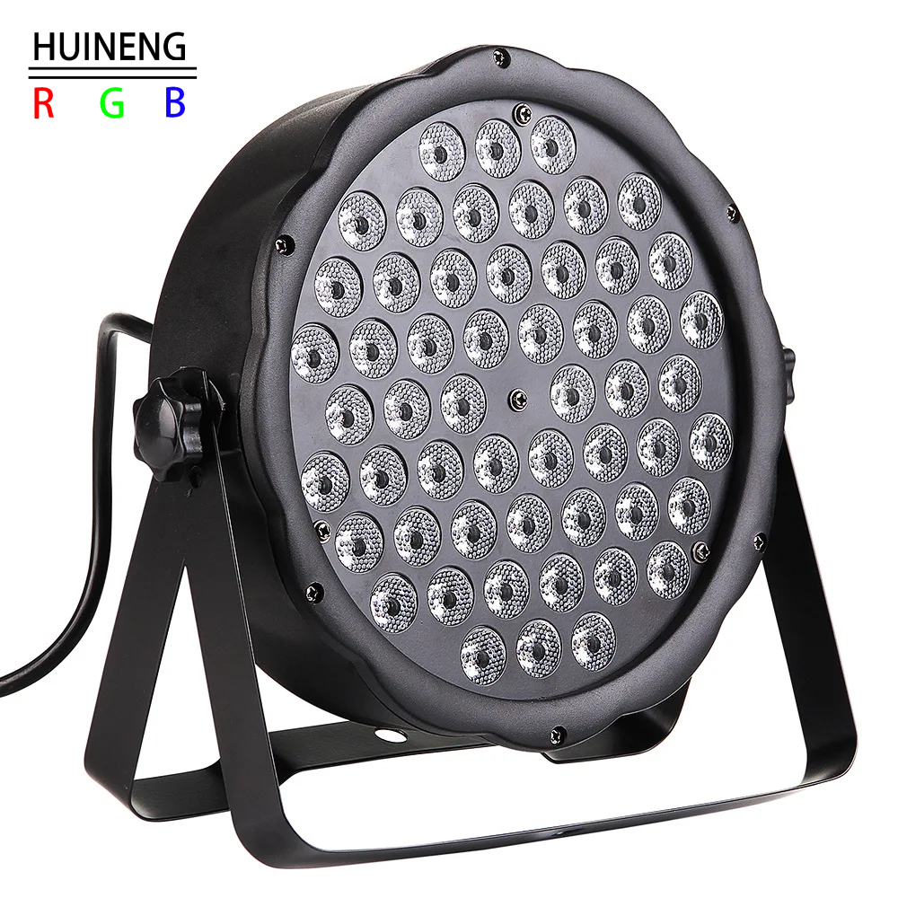 54pcs 3in1 LED Flat  Par