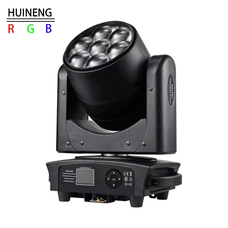 7pcs*15W Mini Big Bee Eye Moving Head Light