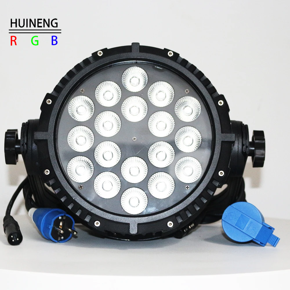 18pcs Waterproof Par 4in1 5in1 6in1