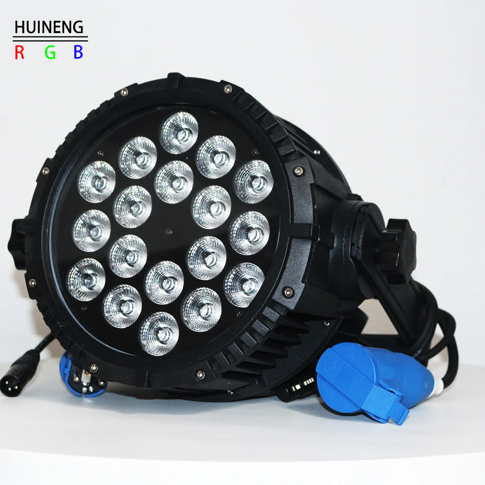 18pcs Waterproof Par 4in1 5in1 6in1