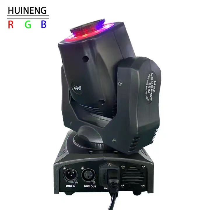 60W LED Spot Moving Head Light With Ring