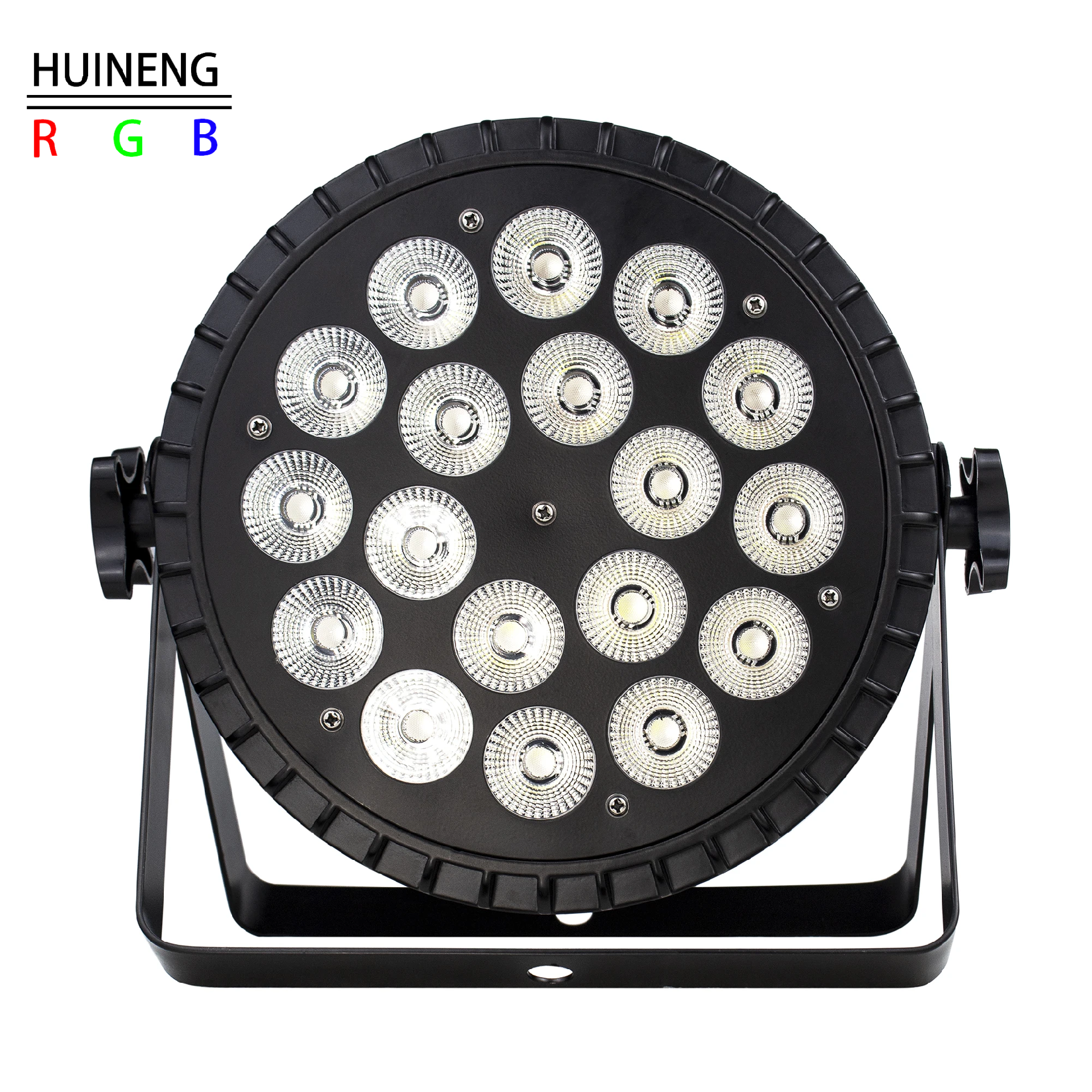 18pcs Die Cast Aluminum Flat 4in1 5in1 6in1 Par Lights