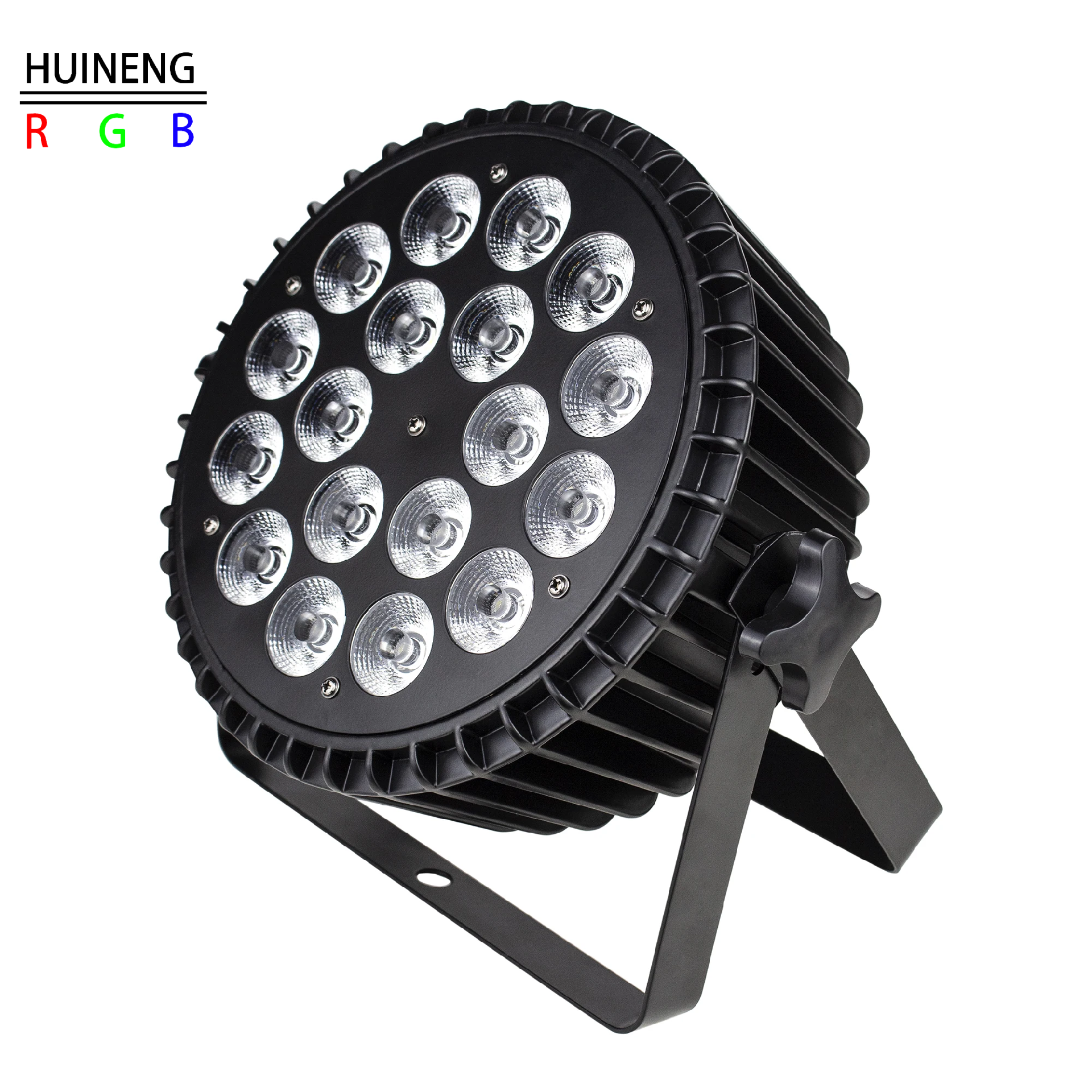 18pcs Die Cast Aluminum Flat 4in1 5in1 6in1 Par Lights
