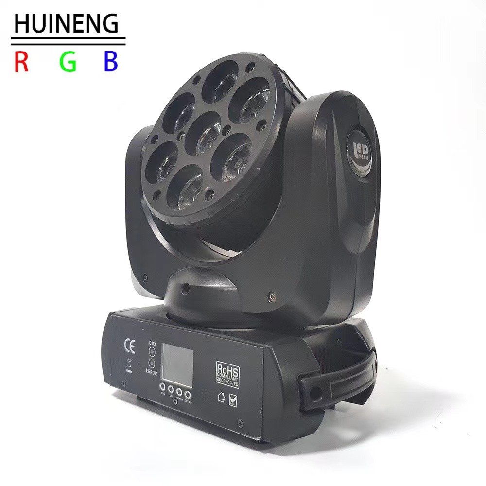 7pcs LED Beam Moving Head