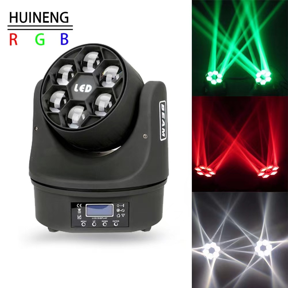 6pcs*15W Mini Bee Beam