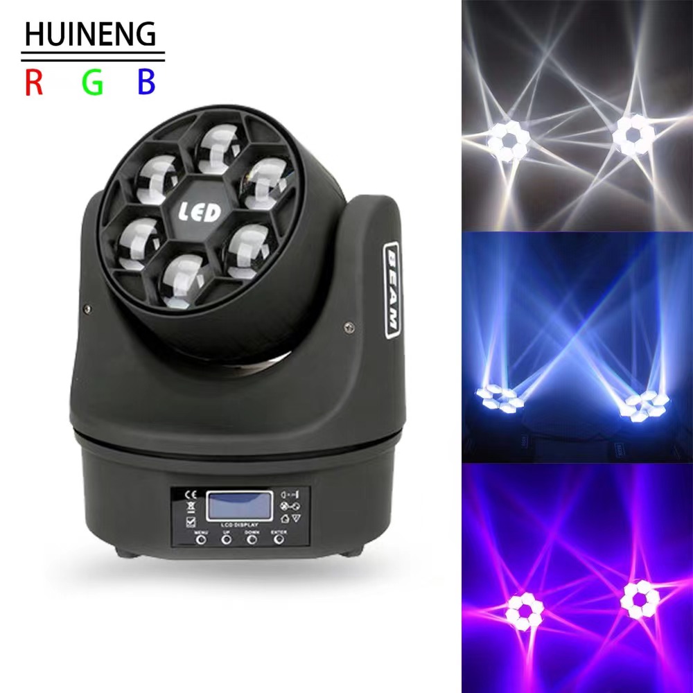 6pcs*15W Mini Bee Beam
